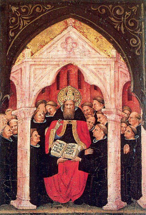 Pietro, Nicolo di Scenes from the Legend of Saint Augustine: 11 oil painting picture